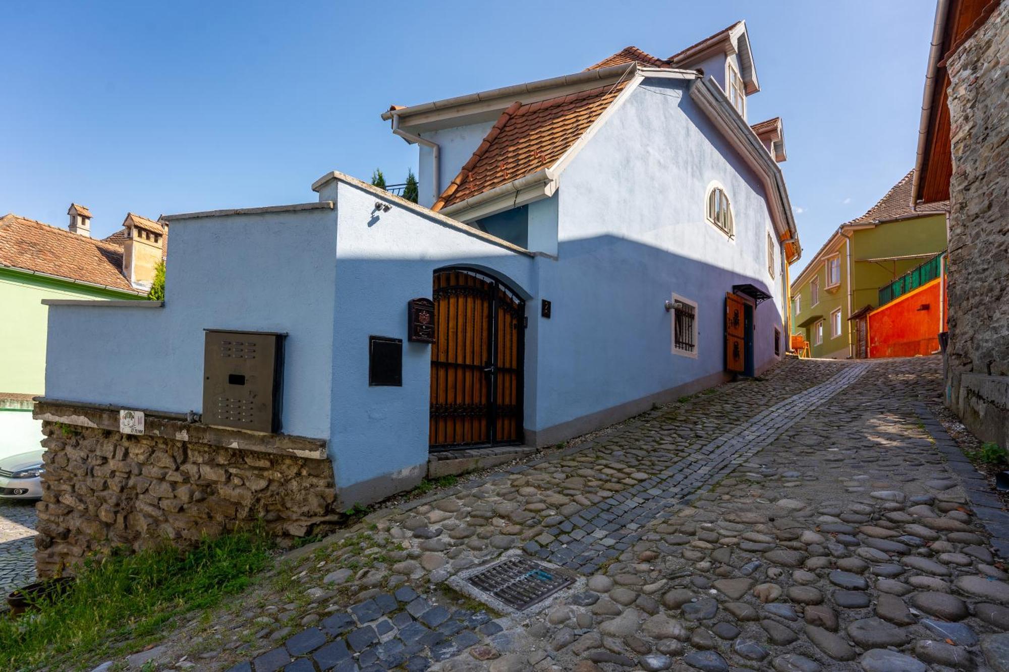 시기쇼아라 Casa Albastra By Casa Otto 아파트 외부 사진